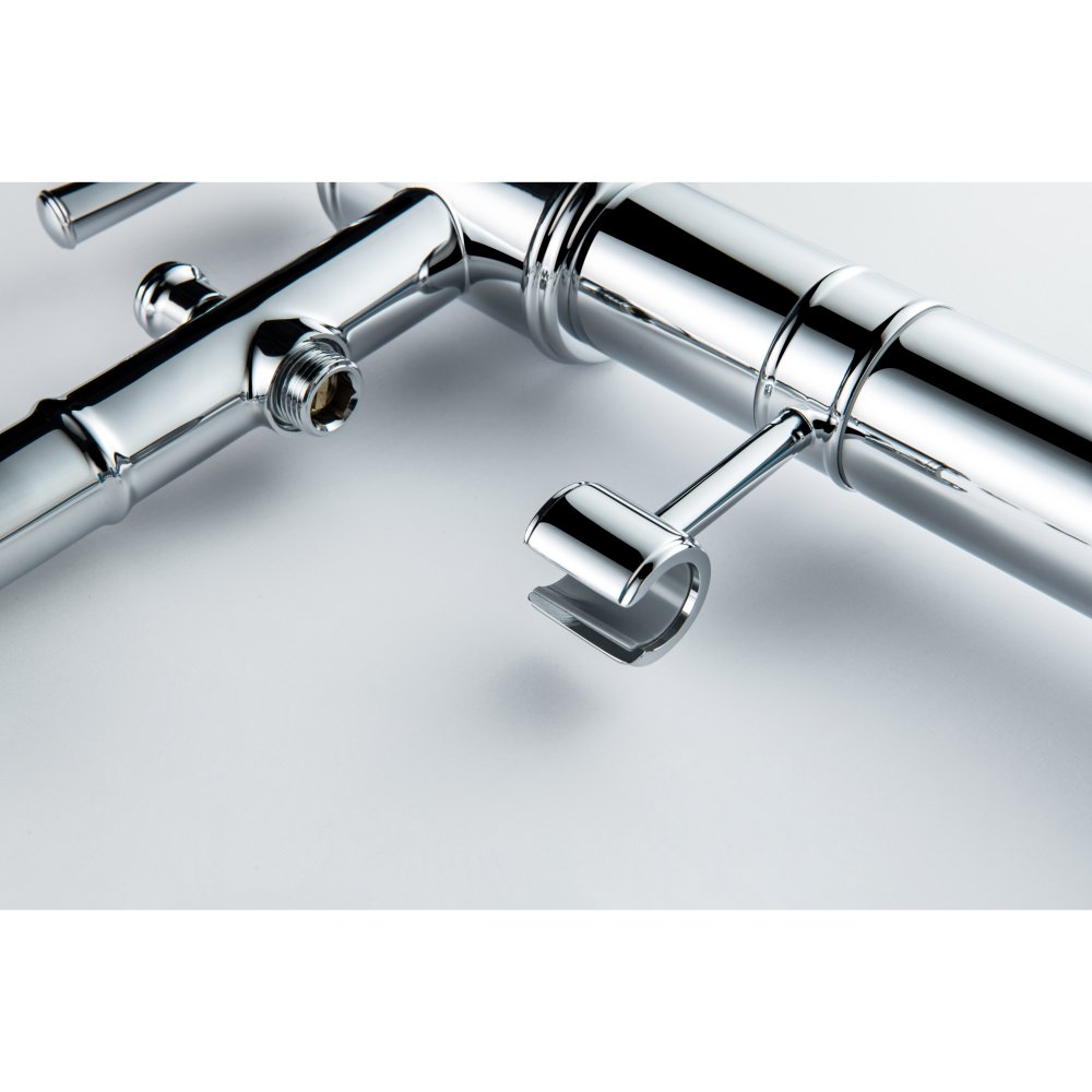 Смеситель для ванны напольный Aquanet Классик комплект AQ1545CR