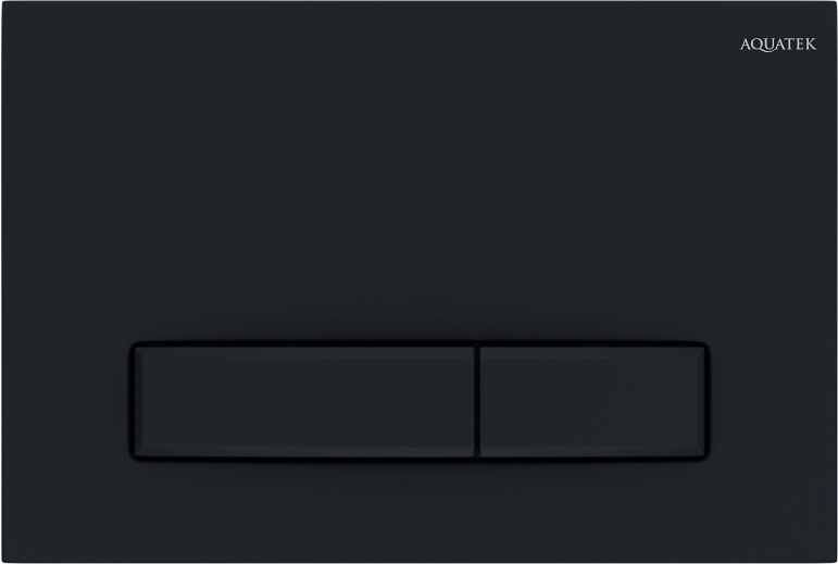 Панель смыва KDI Slim 009D черный матовый прямоугольная клавиша KDI-0000025