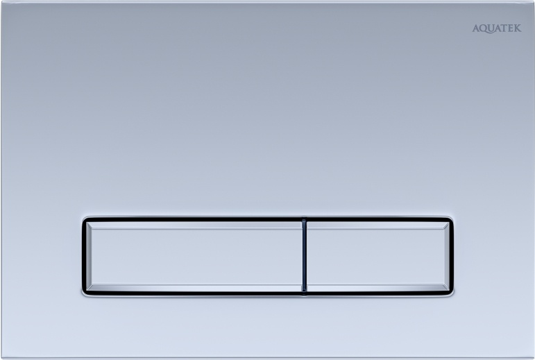 Панель смыва KDI Slim 009H никель прямоугольная клавиша KDI-0000027