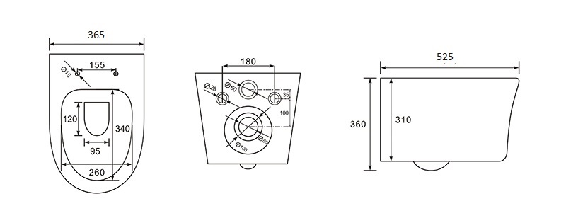 Комплект инсталляции 4 в 1 AQUATEK НИКА-015 (рама INS-0000012, крепеж KKI-0000002, клавиша KDI-0000015, унитаз AQ2009-00 soft-close) INS-0000012/KKI-0000002/KDI-0000015/AQ2009-00