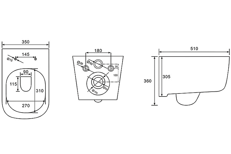 Комплект инсталляции с унитазом AQUATEK ДИВА-023 4в1 (рама INS-0000012, клавиша KDI-0000023, унитаз AQ2012-00) ДИВА-023 4в1
