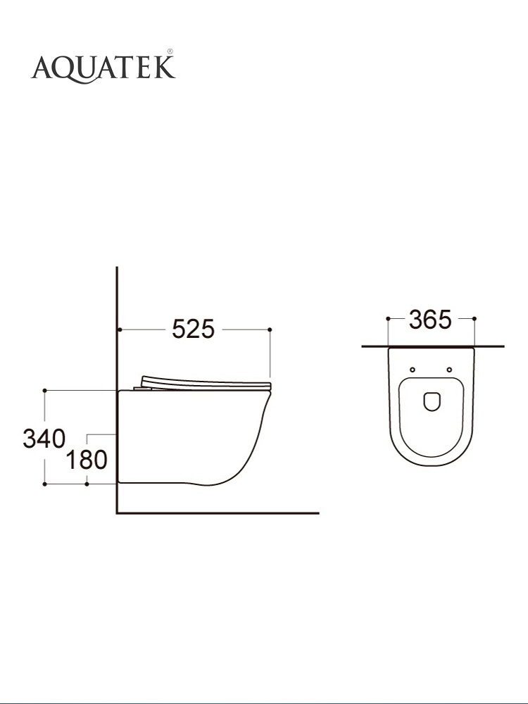 Комплект 4 в 1 инсталляция AQUATEK Standard INS-0000012 клавиша KDI-0000017 унитаз КЛАССИК AQ1111-00 КЛАССИК-017 4в1