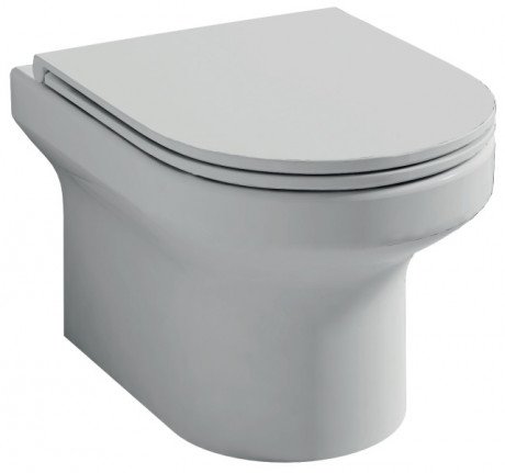 Унитаз подвесной безободковый Jacob Delafon Elite с тонким сиденьем микролифт EDX114RU-00