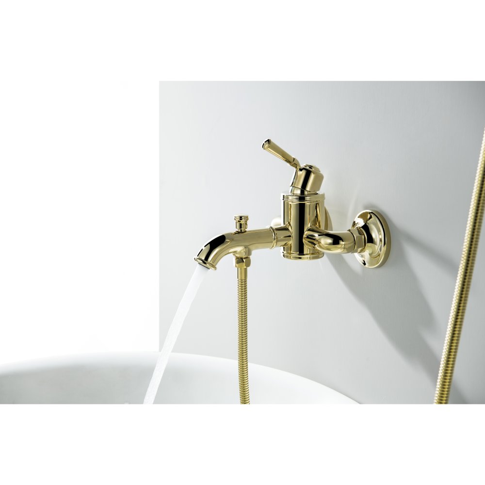 Смеситель для ванны Aquanet Классик полированное золото AQ1540PG