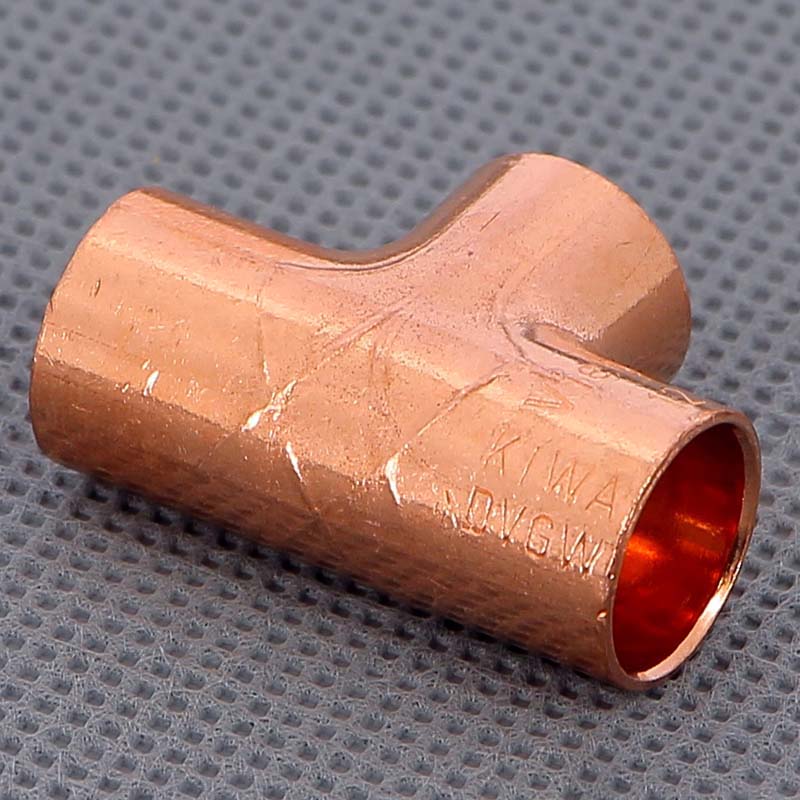 Тройник медный под пайку Viega 12 мм 101435