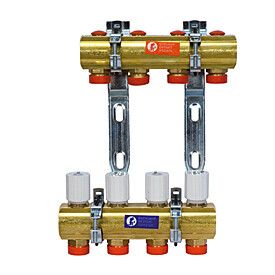 Коллекторный узел Giacomini R553D 1 x 3/4 EK 2 выхода R553EY002