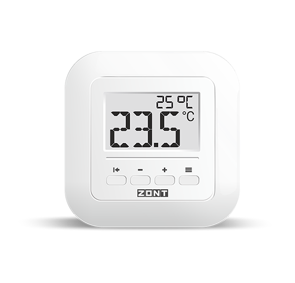 Термостат комнатный ZONT МЛ-332 радиоканальный 868 МГц белый ML00006557