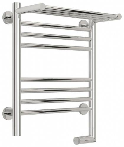 Полотенцесушитель электрический Сунержа Богема 2.0 с 1 полкой 500x400 мм МЭМ справа сталь 0052075040