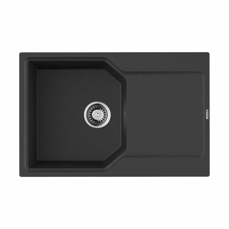 Мойка кухонная OMOIKIRI Yonaka 780x510x210 мм 6 отверстий чёрный 4993708