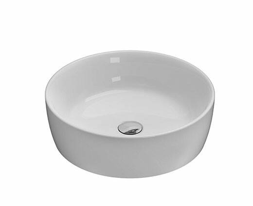 Раковина накладная Globo GENESIS 480х480х150 мм белая GE048BI