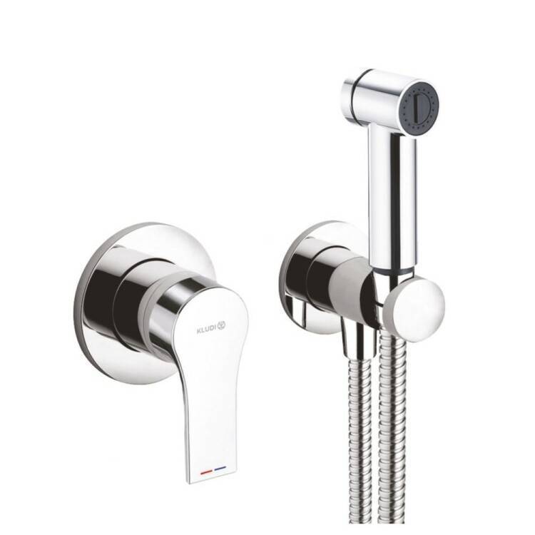 Гигиенический душ со смесителем Kludi ZENTA SL хром 489980565