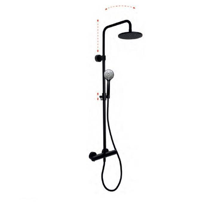 Душевая стойка Fima Carlo Frattini Shower column черный матовый F4285R259NS
