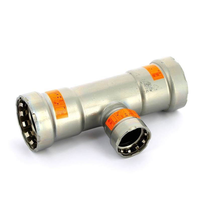 Тройник пресс Megapress Viega 1 1/4x3/4x1 1/4 695057