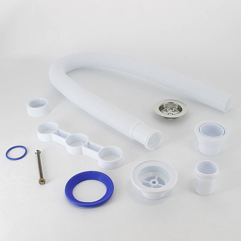 Сифон гофрированный Wirquin VIR 1 1/4 х 40/50 мм выпуск 70 мм L900 мм 30980312