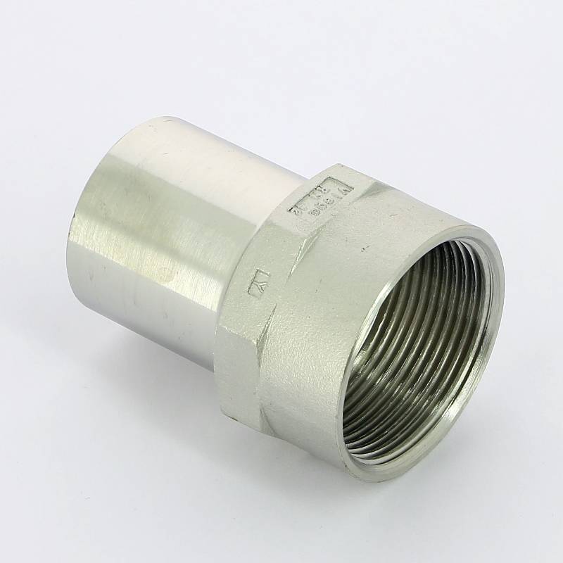 Вставка с внутренней резьбой Viega Sanpress Inox 42x1 1/2 нержавеющая сталь 436872