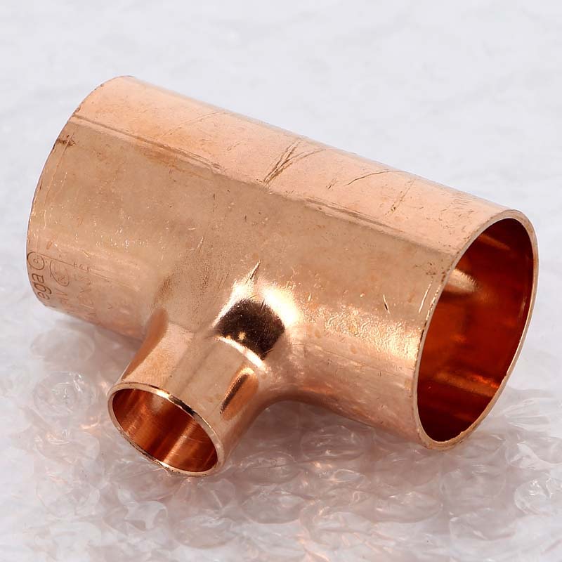 Тройник медный Viega под пайку 35х18х35 мм 109899