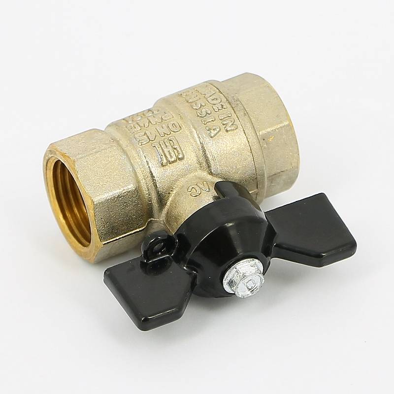 Кран шаровой LD Pride 47.300.15 полнопроходной 1/2 ВР/ВР бабочка 47.300.15