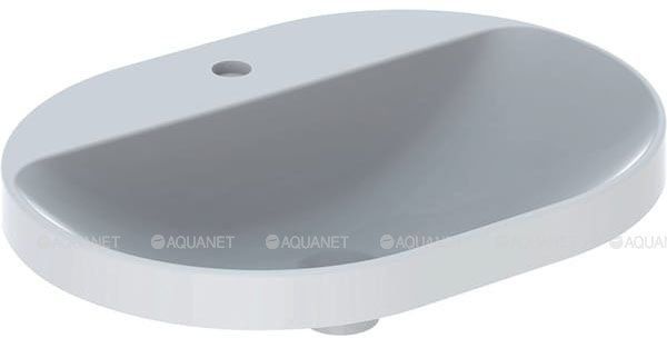 Раковина встраиваемая Geberit VariForm 60x45 см эллиптическая без перелива 500.734.01.2