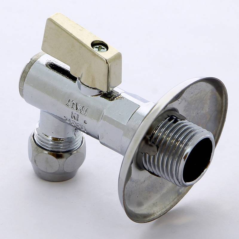 Кран шаровой угловой Itap 906 1/2x10 мм с фильтром и розеткой 906 1/2