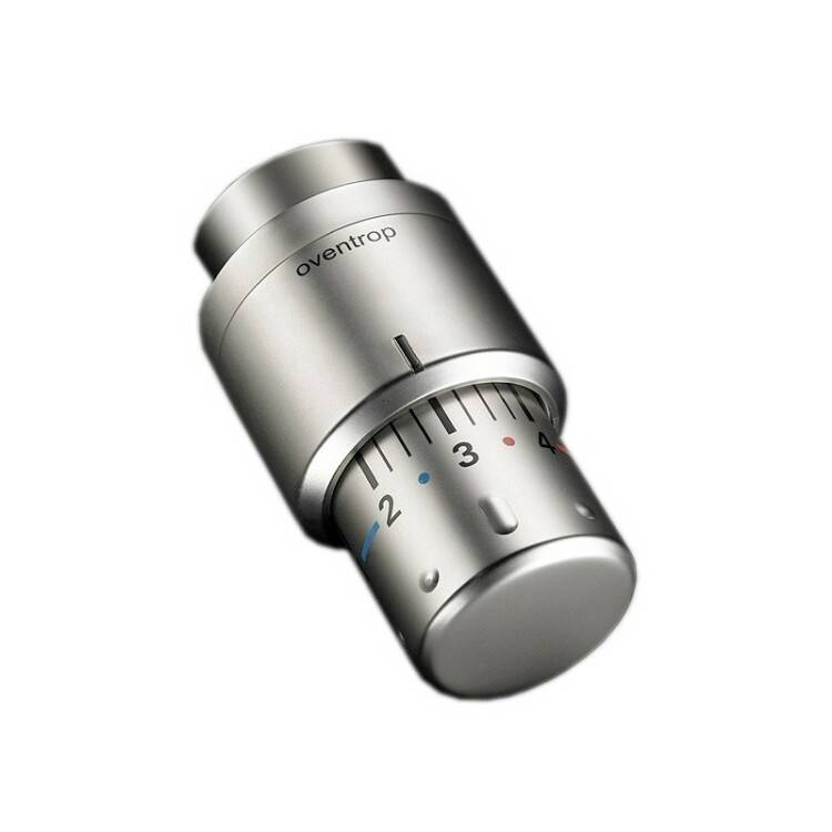 Термостат Oventrop Uni SH M30x1.5 с нулевой отметкой матовая сталь 1012085