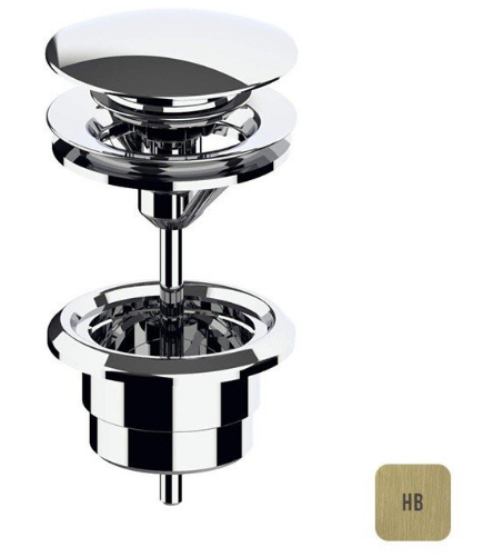 Донный клапан Almar 1 1/4 латунь матовый PVD E094000HB