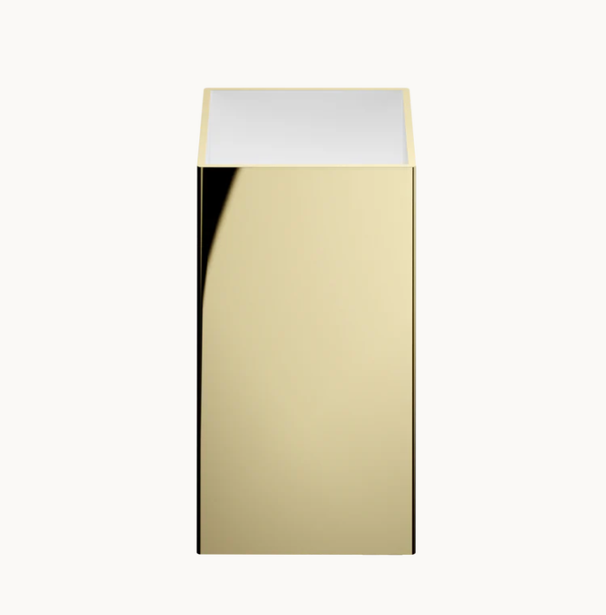 Емкость универсальная Decor Walther 40x40x80 мм без крышки цвет золото 0837120