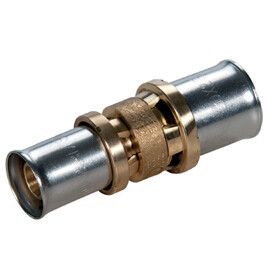 Муфта пресс Giacomini RM103 переходная 50x4 на 40x3.5 мм латунь RM103Y076