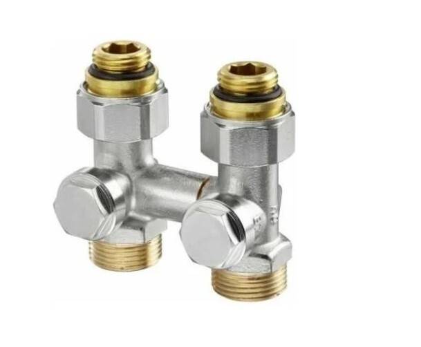 Узел нижнего подключения Oventrop Multiflex V прямой 1/2 HP x 3/4 HP 1016381