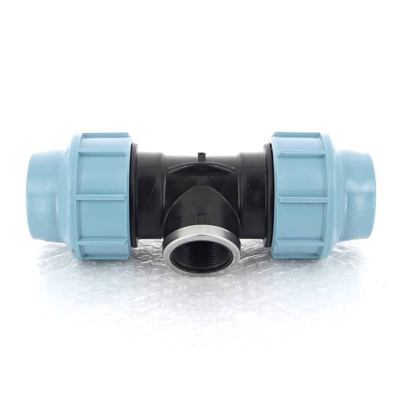 Тройник обжимной с внутренней резьбой Unidelta 50х1 1/4 для ПНД 1007050005