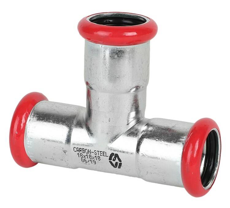 Тройник SANHA-Therm 42 мм оцинкованная сталь CF54009