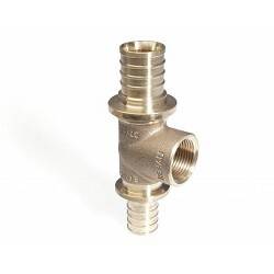 Тройник с внутренней резьбой REHAU RAUTITAN RX 50-1-50 бронза 14563011001