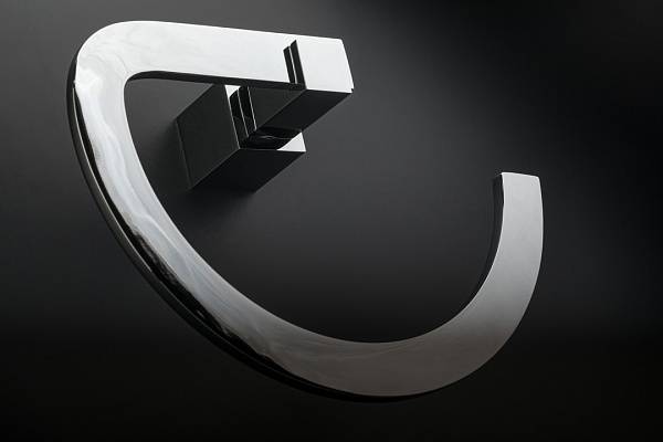 Полотенцедержатель кольцо Boheme Venturo хром 10306