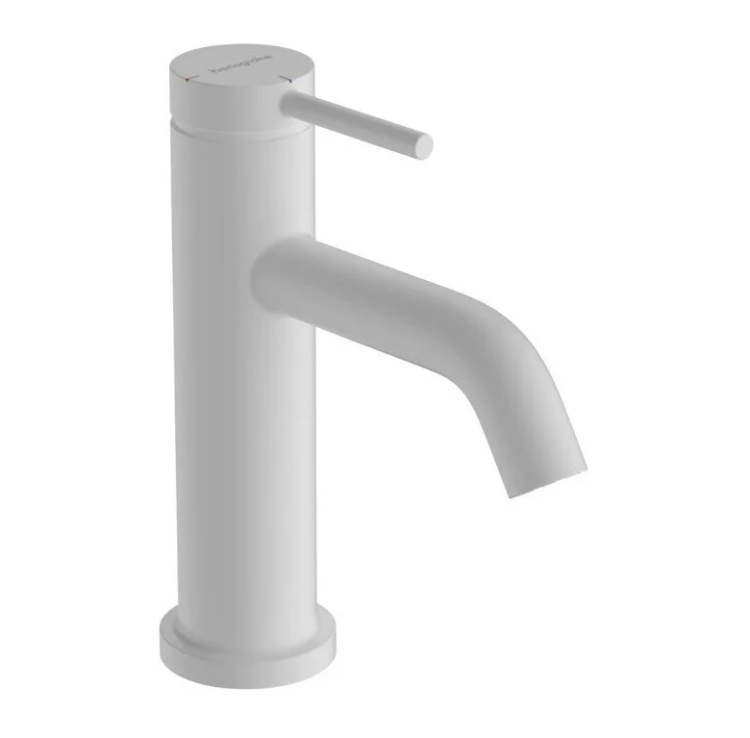 Смеситель для раковины Hansgrohe Tecturis S белый матовый 73301700