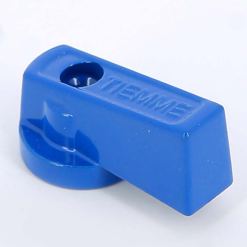 Ручка-флажок Tiemme SMALL металлическая для коллекторов и кранов синяя 1790005