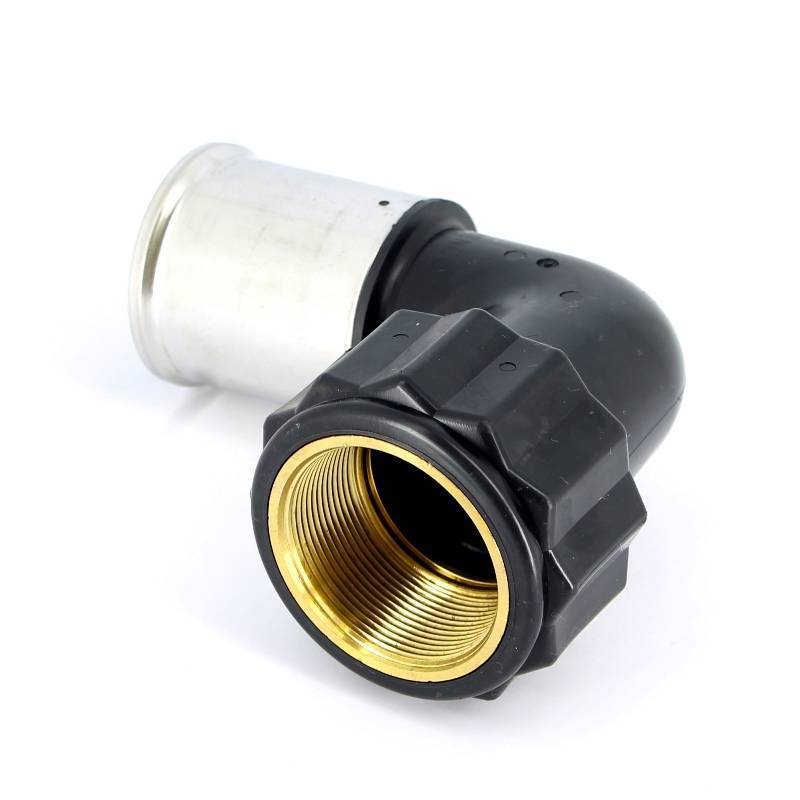 Угол пресс с внутренней резьбой Henco PVDF 63x2 6PK-6310