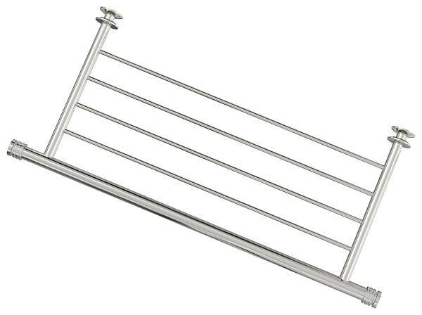 Полка для полотенцесушителя Сунержа прямая 4 перекладины 538x240 мм флок состаренная бронза 51-2012-4470