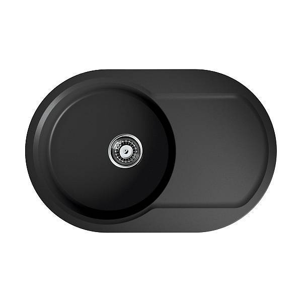 Кухонная мойка Omoikiri Manmaru 78-BL Artgranit 78x51 см черный 4993362