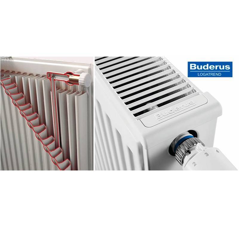 Радиатор стальной панельный Buderus Logatrend K-Profil 21 500x1800 мм боковое подключение 7724104518