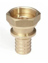 Переходник с накидной гайкой REHAU RAUTITAN RX 63-G 2 3/8 бронза 14563461001