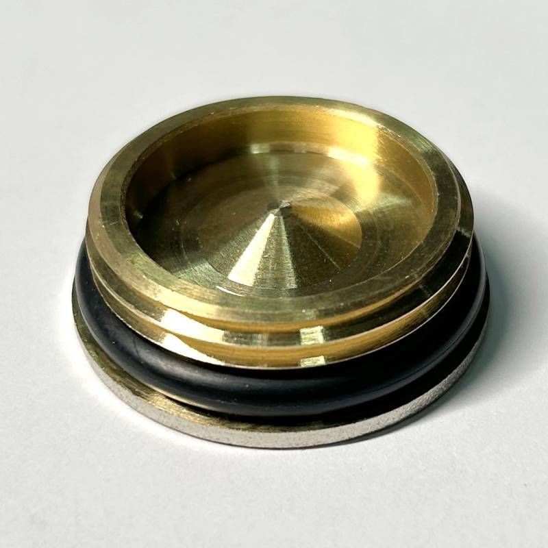 Заглушка General Fittings 1 НР с прокладкой O-Ring никелированная 609N4001