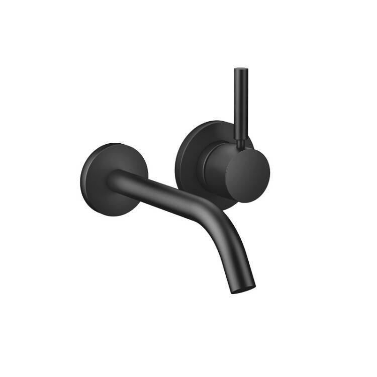 Смеситель для раковины Dornbracht Meta настенный черный матовый 36860660-33