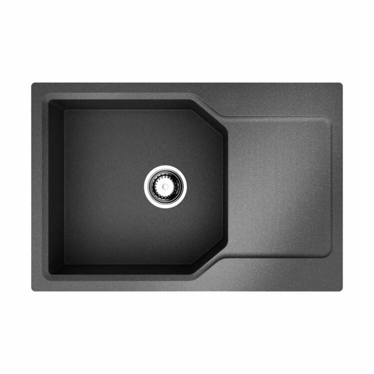 Кухонная мойка OMOIKIRI Yonaka 780x510 мм 4 отверстия чёрный 4993341