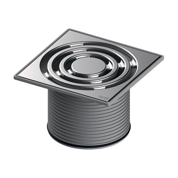 Дизайн-решетка TECE TECEdrainpoint S plate 150x150 мм полированная нержавеющая сталь 3660004