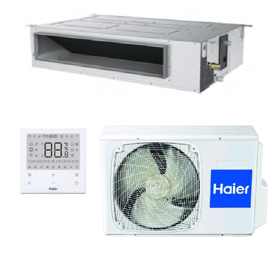 Сплит-система канальная Haier R32 ECO AD50S2LM1FA / 1U50S1LM1FA