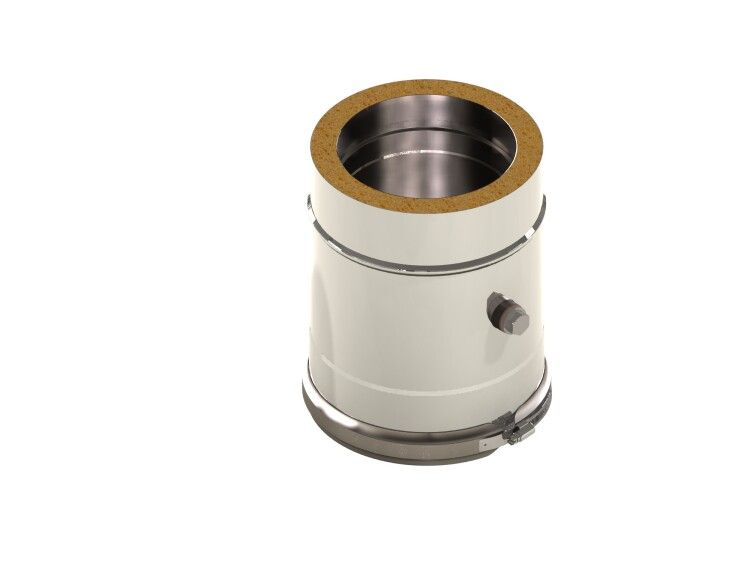 Труба для дымохода Jeremias DW-eco 250 мм для измерений и отвода конденсата 225 мм EDW51225