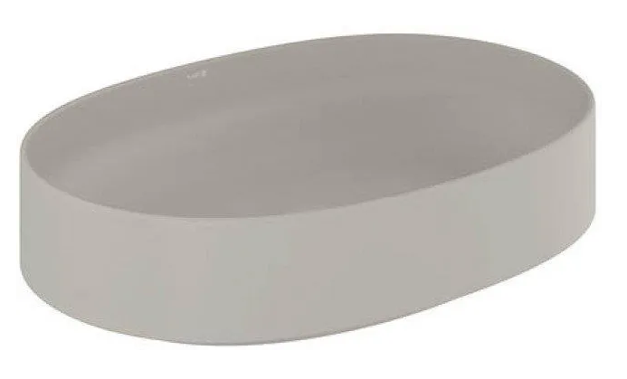 Раковина накладная Kludi RESA O 600x400 мм серо-бежевый матовый 58CW20O2