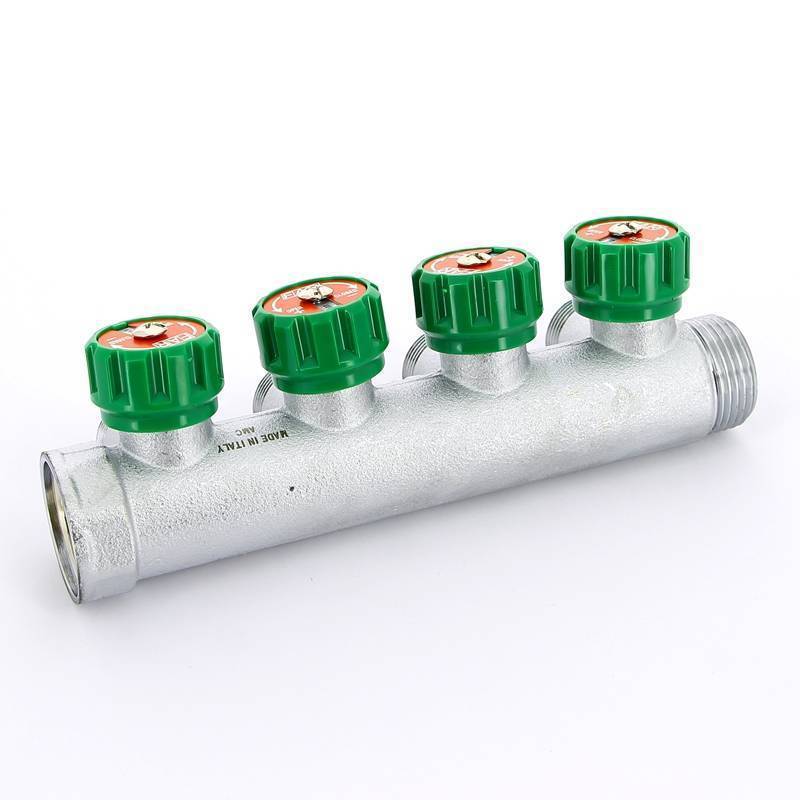 Коллектор проходной FAR 4 выхода 1 x 3/4 HP-BP Евроконус 45 мм FK 3824 134