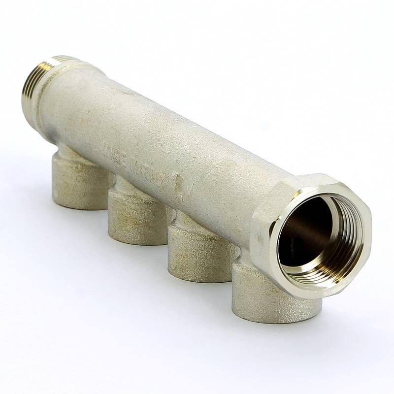 Коллектор никелированный Itap 3/4 НВ 4 выхода 1/2 В 38 мм 450 3/4-4