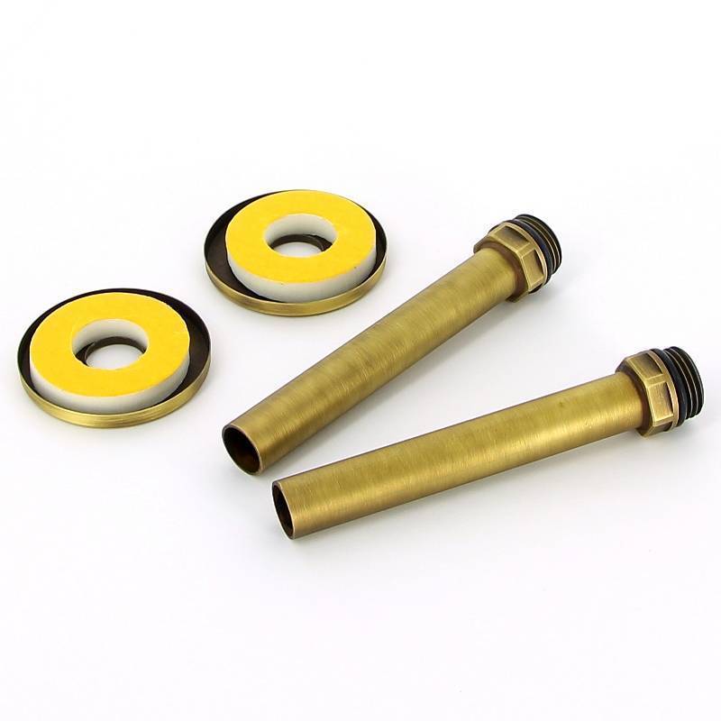 Комплект присоединительный Carlo Poletti Artistic 1/2 x 16 x 120 мм бронза A54650MA