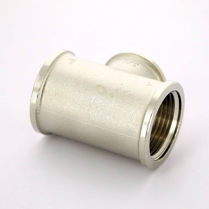 Тройник никелированный Tiemme 1x3/4x1 ВР-ВР-ВР 1500224